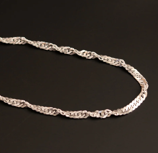 Tira de pulsera Amor enredado color plateada para combinar con diferentes chapas 1 Tira de pulsera Amor enredado color plateada para combinar con diferentes chapas