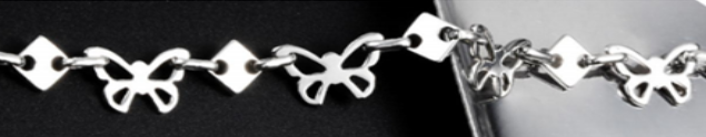 Tira de pulsera Las mariposas color plata para combinar con diferentes chapas 4 Tira de pulsera Las mariposas color plata para combinar con diferentes chapas - Image 4