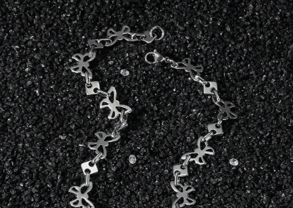 Tira de pulsera Las mariposas color plata para combinar con diferentes chapas 8 Tira de pulsera Las mariposas color plata para combinar con diferentes chapas - Image 8